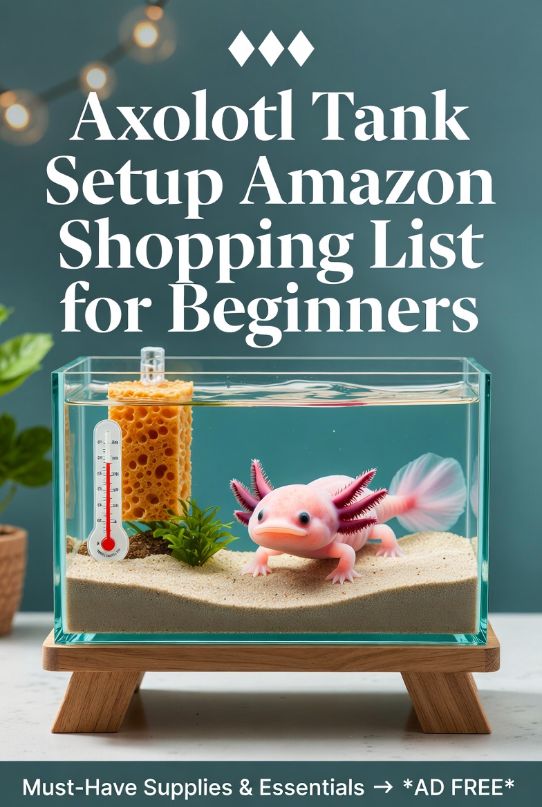 Shopping List for Your New Axolotl (Salamander) collection - 23 curated gift ideas