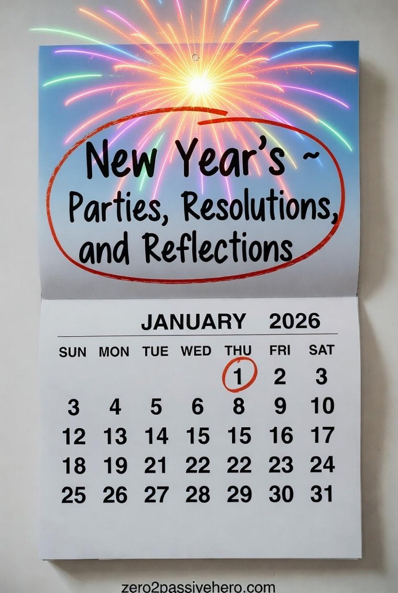 New Year's ~ Parties, Resolutions, and Reflections collection - 30 curated gift ideas
